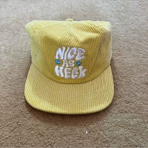 Nice As Heck Corduroy Hat